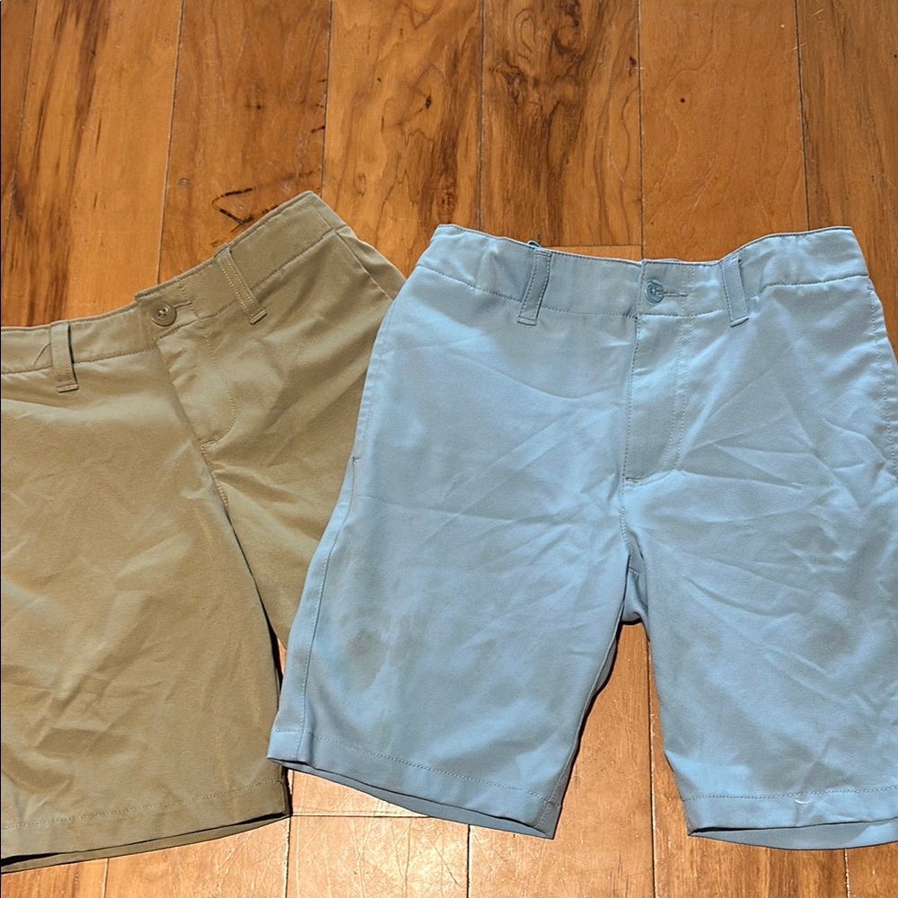 Boys Blue and Tan Shorts
